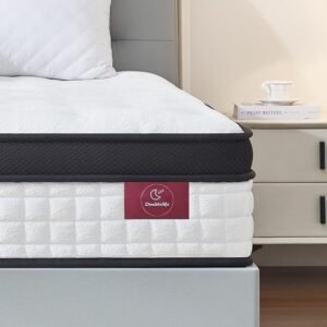 Doublelife Single Mattress 3FT | 10" Extra Thick Gel Memory Foam, High-Density Foam & Pocket Spring | 9-Zone Orthopedic Support, Medium Firm, Edge Support, Motion Isolation & Noise-Free 90x190x26
