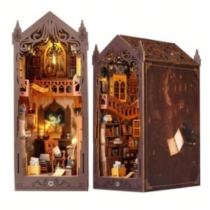 Book Nook Kit, DIY Magic Dollhouse, Booknook, Miniature House Kit