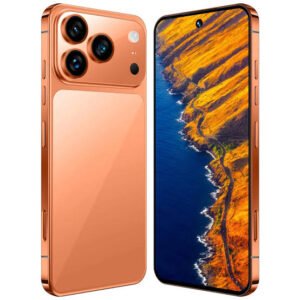 Smartphone, 6.6" HD Screen Mobile Phone, 4GB RAM+32GB ROM (Expansion to 256GB), 5000mAh Large Battery, Dual SIM Dual Camera,Android 12.0,Support WIFI/Bluetooth/Face ID/GPS/OTG (Orange)